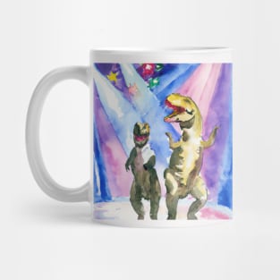 T-Rex Couple Dancing Mug